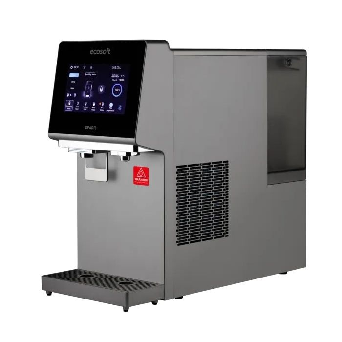 ECOSPARK-Ecosoft Spark Wasserspender heiß/kalt/Sprudel mit Umkehrosmose – smarter Auftisch-Dispenser