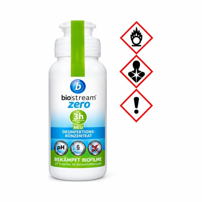 BIOSZ250-biostream® ZERO (250 ml) – Hochwirksame Chlordioxidlösung für Trinkwasseraufbereitung und Desinfektion