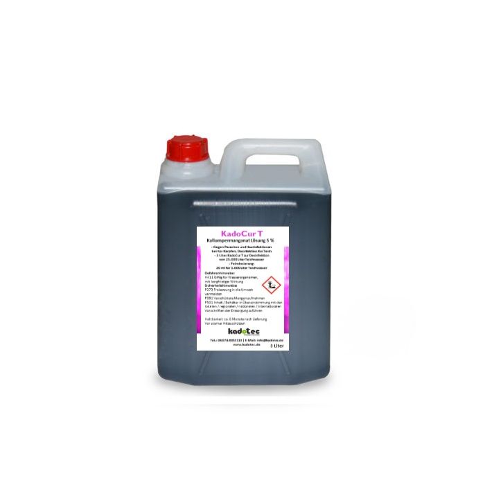 CHT3000-KadoCur T - Kalium­perman­ganat Lösung 5 % - Koi Karpfen - 3000 ml Flasche