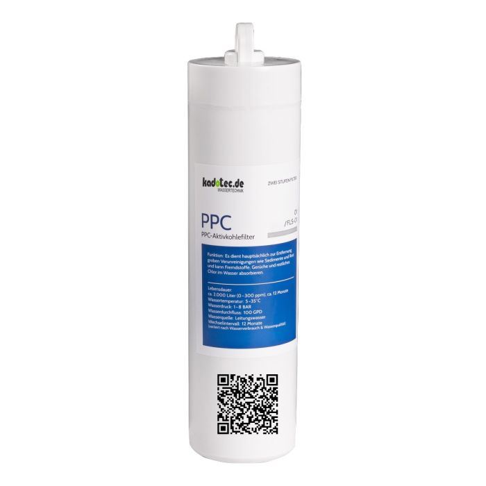 KHWS378F-KadoHome Ersatzfilter – PP + Aktivkohle Kombinationskartusche