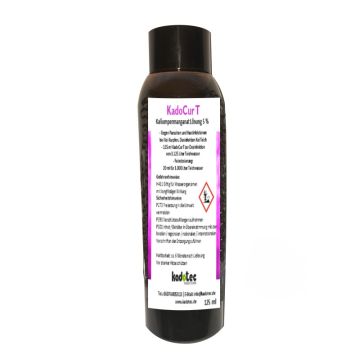CHT015-KadoCur T - Kaliumpermanganat Lösung 5 % - Koi Karpfen -125ml Flasche