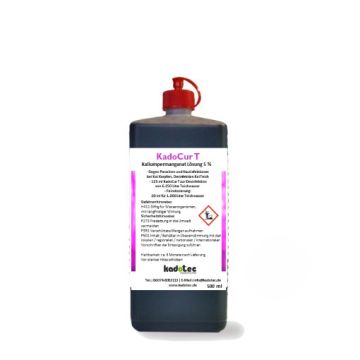 CHT500-KadoCur T - Kalium­perman­ganat Lösung 5 % - Koi Karpfen - 500 ml Flasche