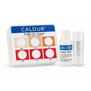 RL1001-Eisen Testset HRS colorimetrisch – CALDUR 0,2–10 mg/l Fe