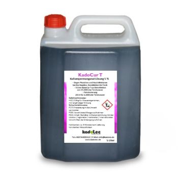 CHT5000-KadoCur T - Kalium­perman­ganat Lösung 5 % - Koi Karpfen - 5000 ml Flasche