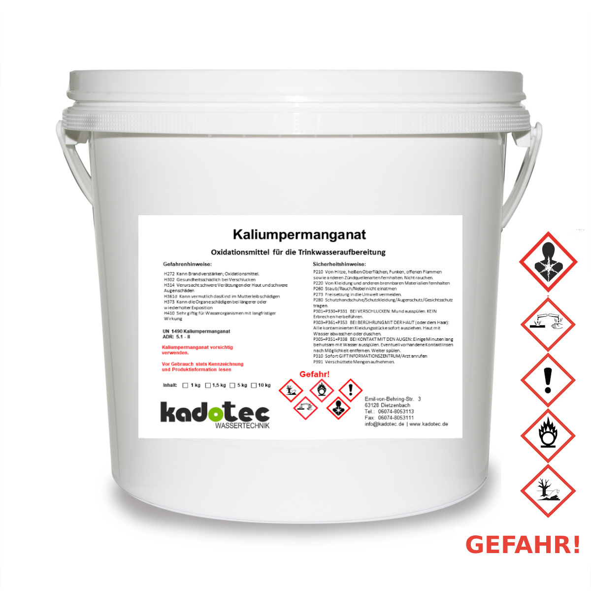 CH310-Kaliumpermanganat Pulver - zur Wasseraufbereitung
