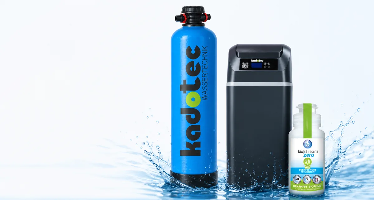 Kadotec Wasseraufbereitung – Enthärtungsanlage, Filter und Vollentsalzungs-Patrone